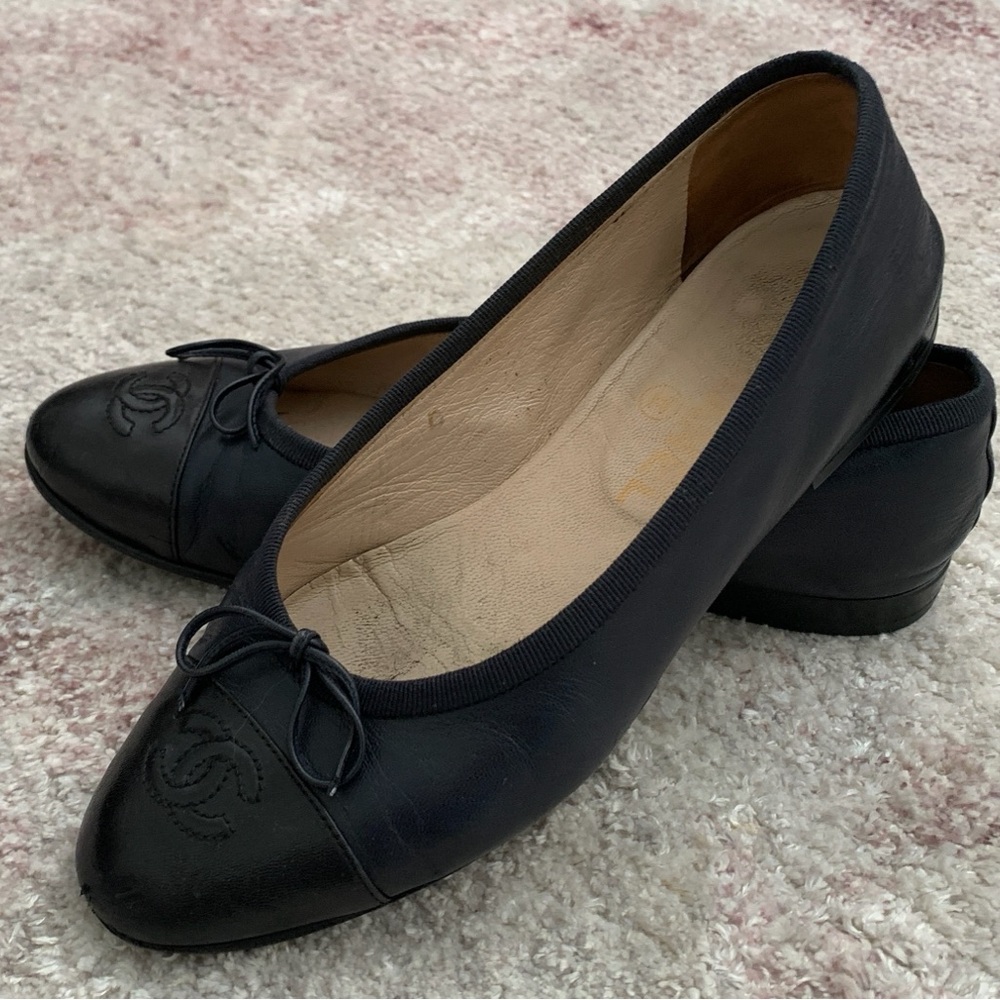 Chanel Captoe Ballet Flats Size 37